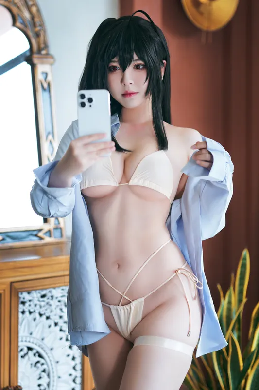 半半子 – NO.066 碧蓝航线 大凤L2D泳装 13